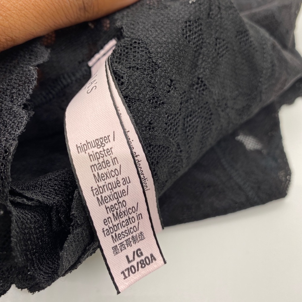 Black Lace Victoria’s Secret Panty - Picture 6 of 7
